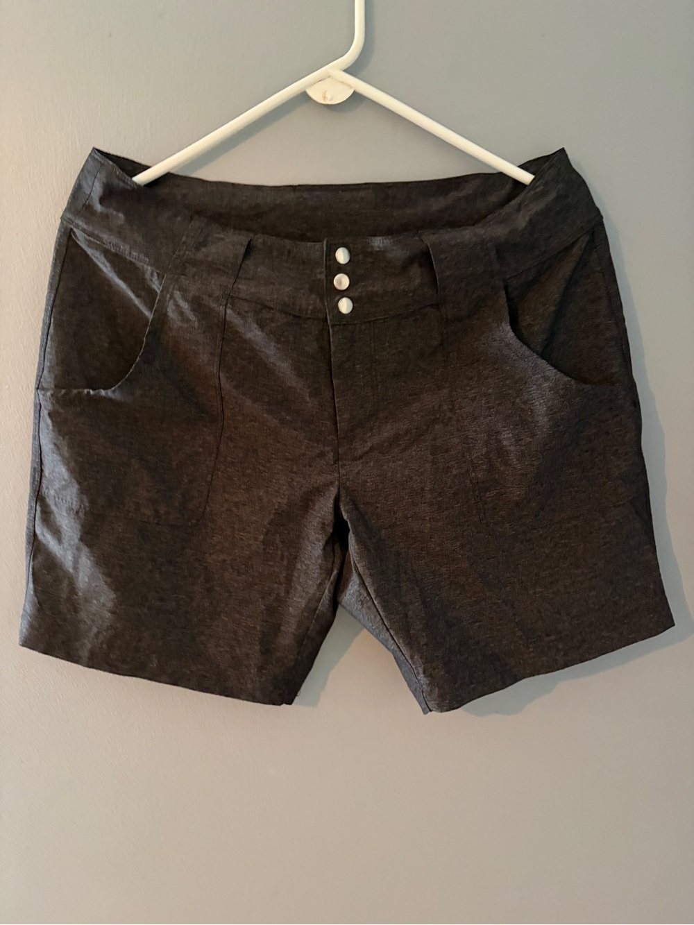 Jofit Charcoal Gray Sporty Bermuda Shorts
